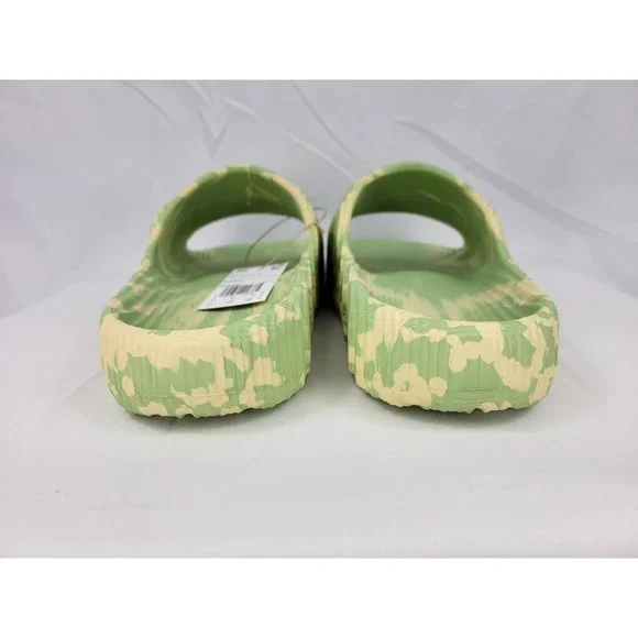 Adidas Adilette 22 'Magic Lime Desert Sand' Slides Sandals Mens Size 11 GY1597 - Picture 3 of 11